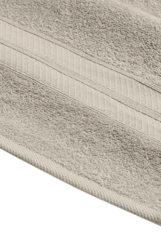 4 toallas de tocador - Verde y beige - 50 x 90 cm