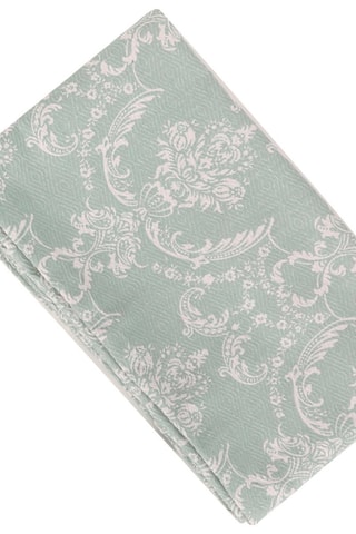 Colcha Pure - Verde agua y blanco