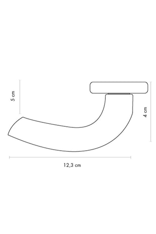 Poignée à condamnation Vérone - Finition chrome/satin/nickel