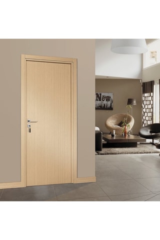 Bloc-porte d'intérieur Miro aspect chêne clair 63 cm