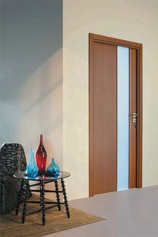 Bloc-porte d'intérieur Enzo aspect Wenge 93 cm