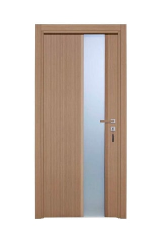 Bloc-porte d'intérieur Enzo aspect chêne gris 93 cm