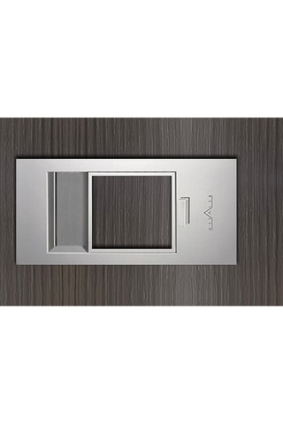 Bloc-porte d'intérieur Miro avec poignée Exclusive grise aspect chêne cendré 63 cm