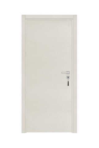 Bloc-porte d'intérieur Miro aspect textile perle 63 cm