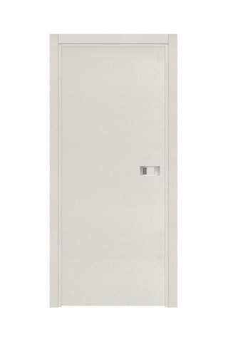 Bloc-porte d'intérieur Miro avec poignée Exclusive grise aspect textile perle 93 cm