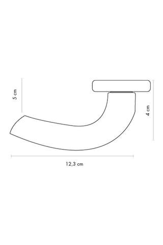 Poignée à clé Vérone - Finition chrome/satin/nickel