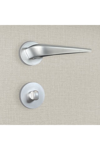 Poignée à condamnation Alissia - Finition aspect chrome mat