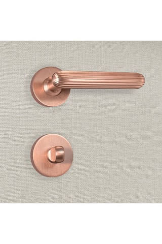 Poignée à condamnation Livia - Finition aspect or rose