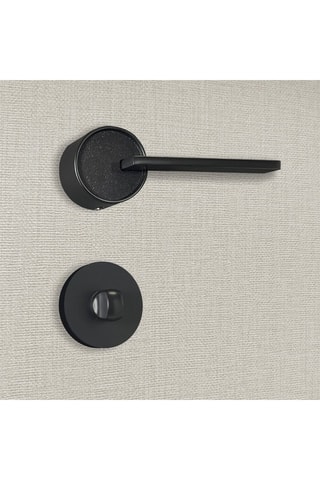 Poignée à condamnation Alma - Finition aspect noir mat