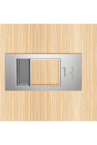 Bloc-porte d'intérieur Miro avec poignée Exclusive grise aspect chêne clair 63 cm