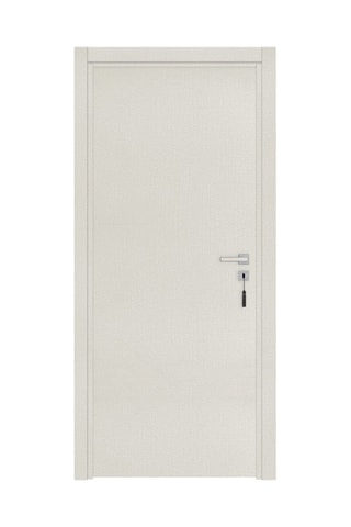 Bloc-porte d'intérieur Miro aspect textile perle 73 cm