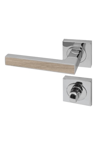 Poignée à condamnation Premium décor chêne clair