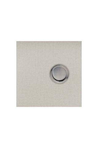 Poignée cuvette encastrée ronde grise avec tire-doigt pour porte coulissante