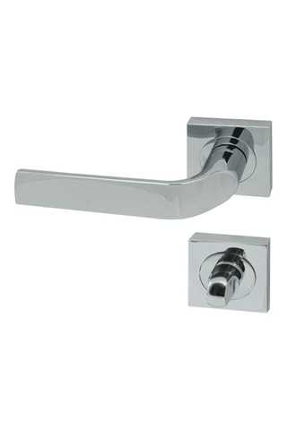 Poignée à condamnation Roma - Finition aspect chrome brillant