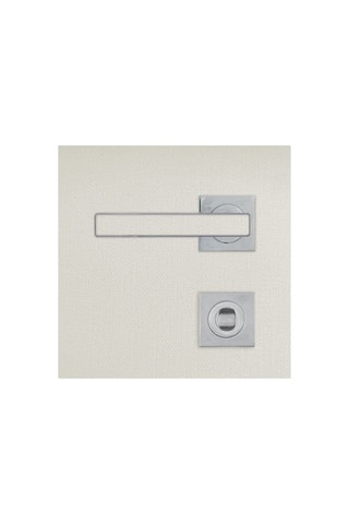 Poignée à condamnation Premium décor textile perle