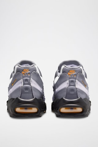 Nike Air Max 95 en cuir - Gris foncé et jaune
