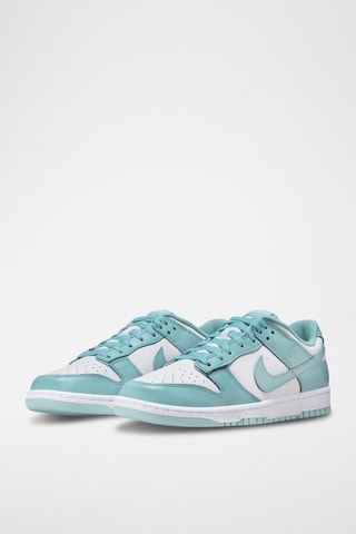 Nike Dunk Low Retro en cuir - Blanc