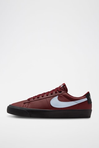 Nike SB Blazer Low Pro GT en cuir - Bordeaux