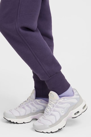Pantalon polaire taille haute - Violet