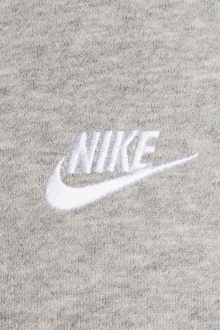 Sweat oversize polaire - Gris chiné