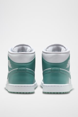 Air Jordan 1 en cuir en cuir - Blanc