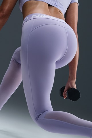 Legging taille haute Nike Pro 365 - Mauve
