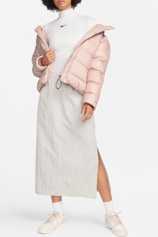 Doudoune à capuche - Rose poudré