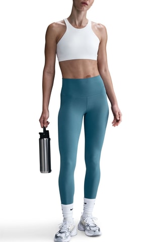 Legging taille haute Zenvy - Bleu canard