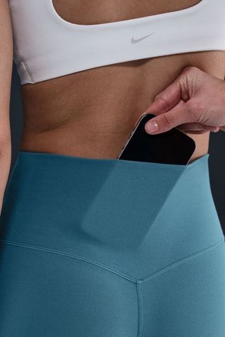 Legging taille haute Zenvy - Bleu canard