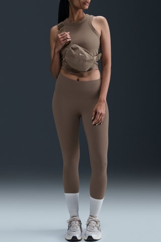 Legging taille haute - Marron clair