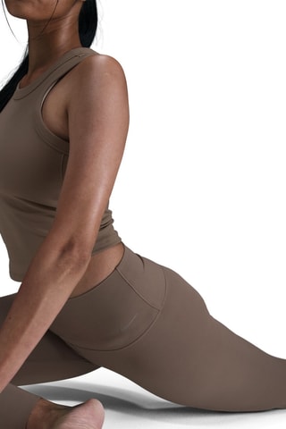 Legging taille haute - Marron clair