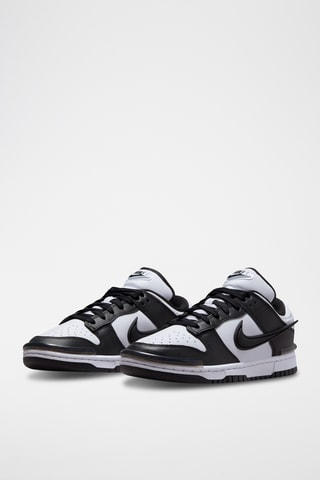Nike Dunk Low Twist en cuir - Noir et blanc