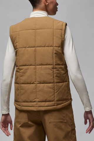 Doudoune sans manches - Marron clair