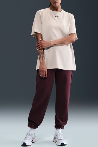 T-shirt ample en coton biologique Sportswear - Beige