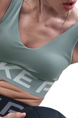 Brassière d’entrainement push-up Pro Indy Plunge - Vert d’eau