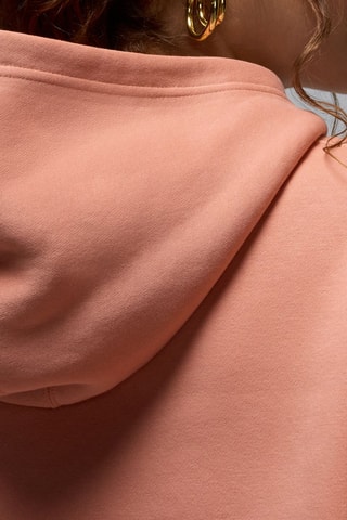 Sweat polaire à capuche Jordan Brooklyn - Saumon