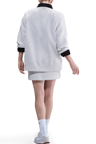 Sweat polaire Nike Sportswear Phoenix - Gris clair chiné