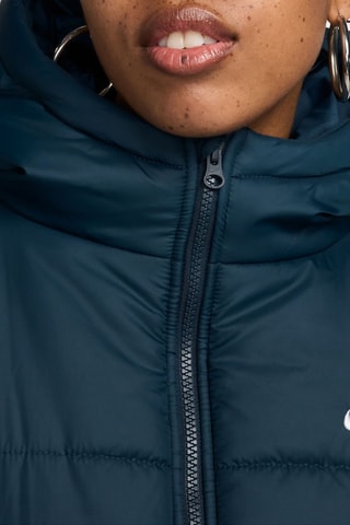 Doudoune longue - Bleu marine