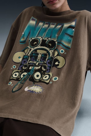 T-shirt oversize - Marron