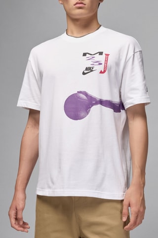 T-shirt ample Michael Jordan - Blanc