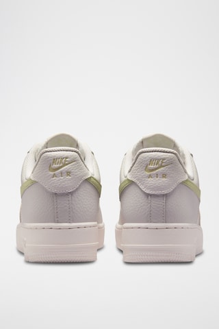 Nike Air Force 1 '07 en cuir - Blanc et gris clair