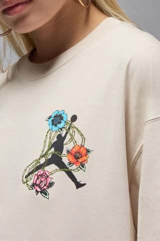 T-shirt oversize Jordan Flight - Beige