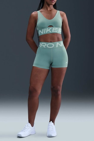 Cycliste d’entraînement taille haute Nike Pro Sculpt - Vert d'eau
