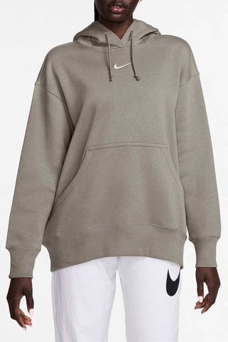 Sweat à capuche Phoenix Fleece - Taupe et blanc