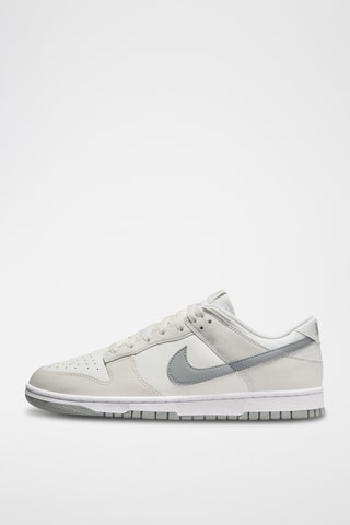 Nike Dunk Low Retro en cuir - Blanc