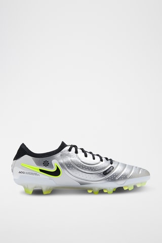 Nike Tiempo Legend 10 Elite en cuir - Blanc et argenté