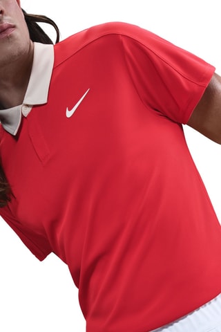 Polo slim de tennis Slam - Rouge
