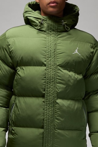 Doudoune à capuche - Vert olive