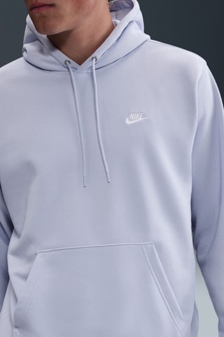 Sweat à capuche Nike Club - Gris clair