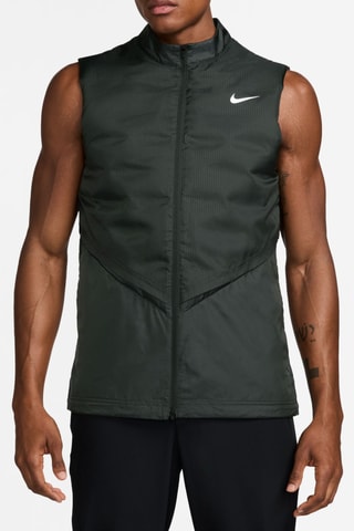 Veste sans manches - Vert foncé et blanc